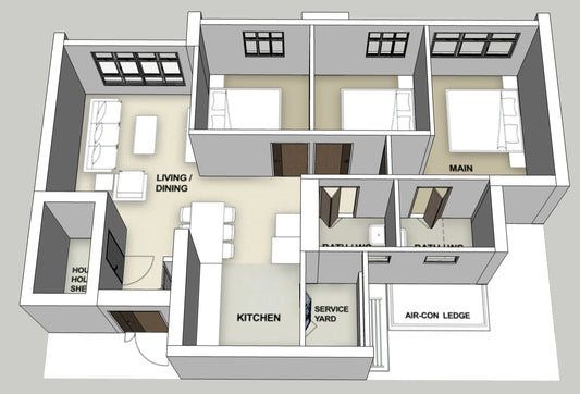 Bedok North Springs 4-room