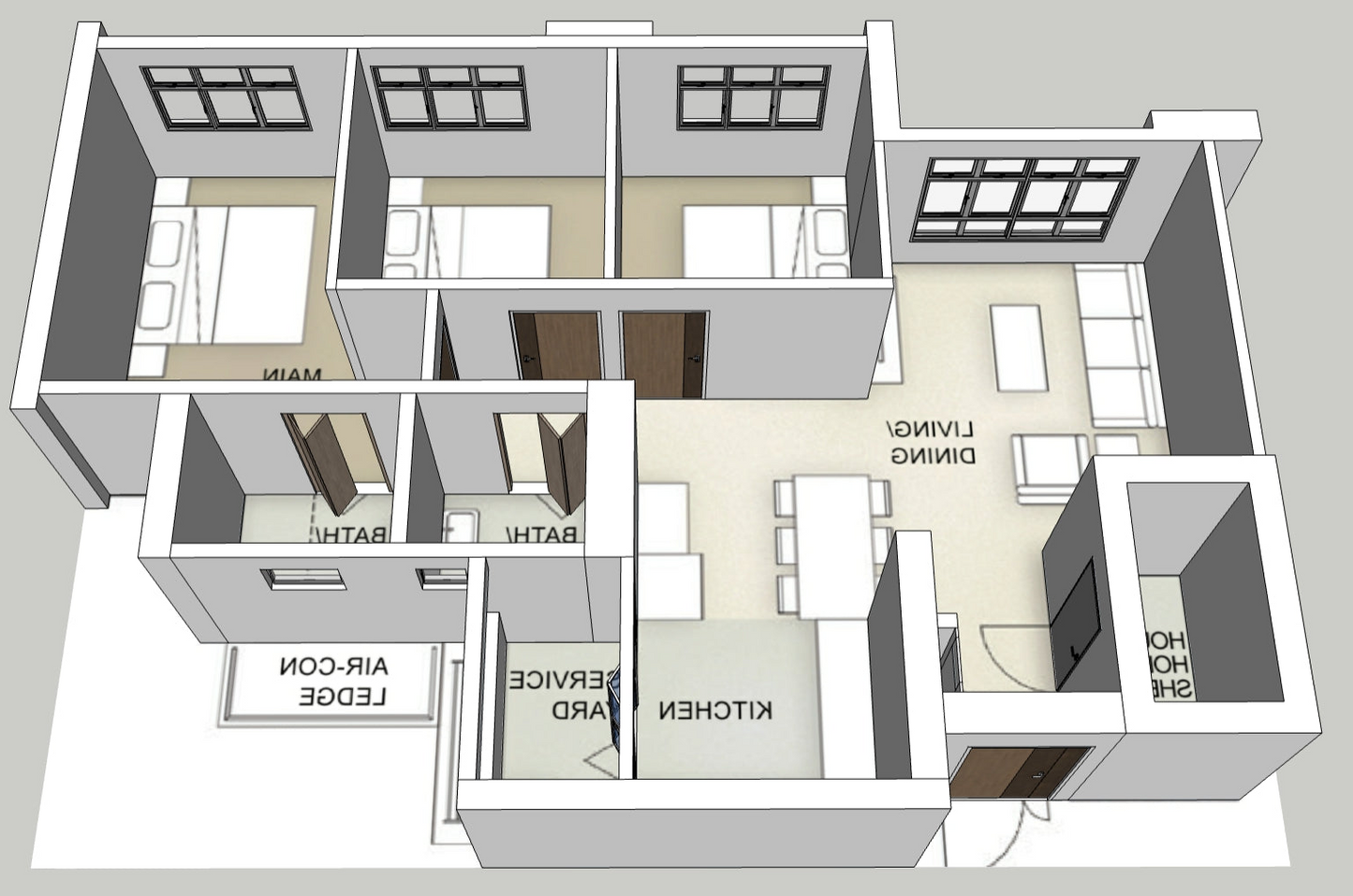 Bedok South Bloom 4-room mirror