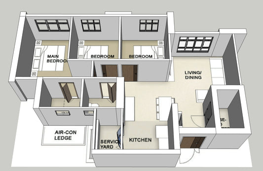 Fernvale Oasis 4-room
