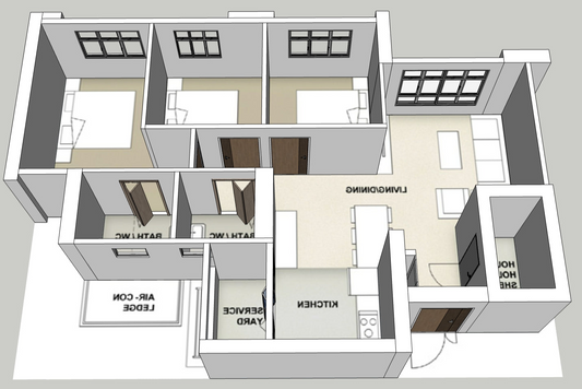Marsiling Ridge 4-room mirror