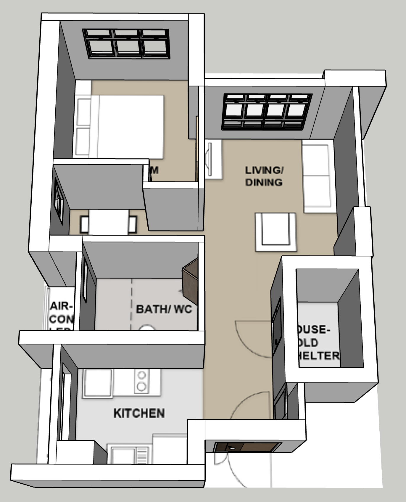 Jurong Arcadia 2-room Type 2
