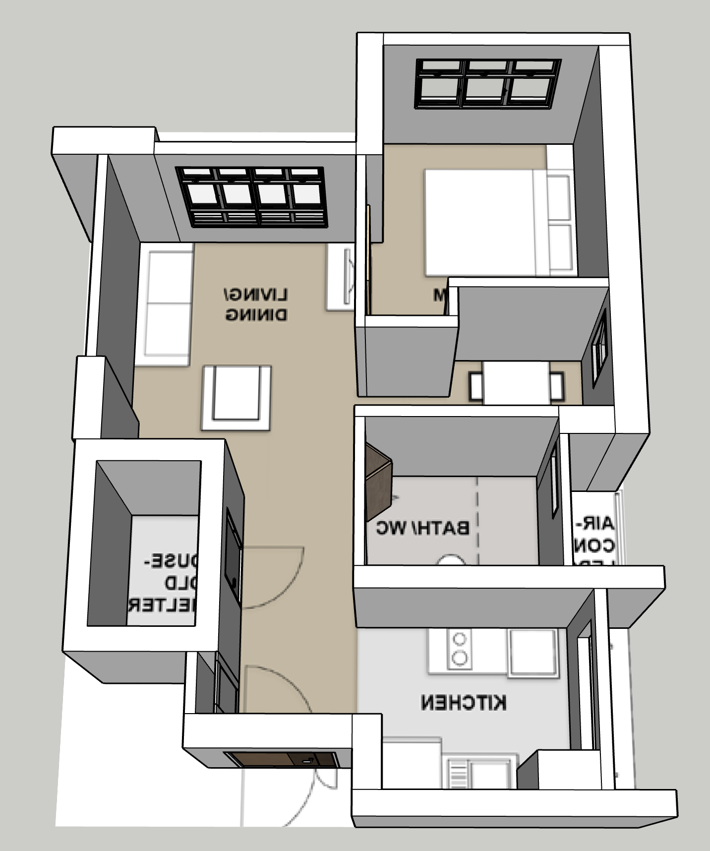 Jurong Arcadia 2-room Type 2