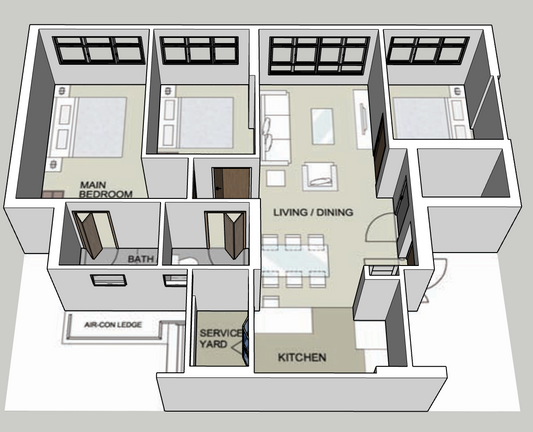 Tampines GreenEdge 4-room type 2