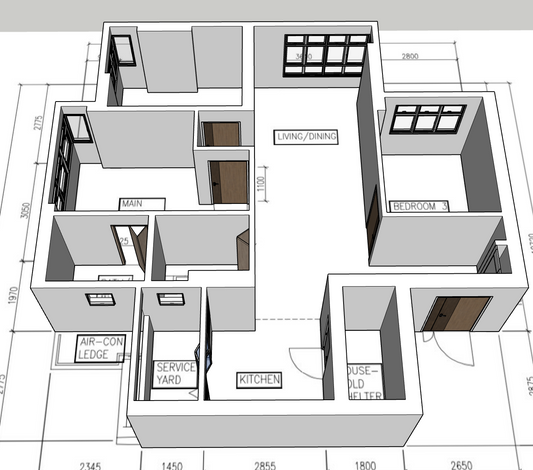 Towner Residences 4-room type 2