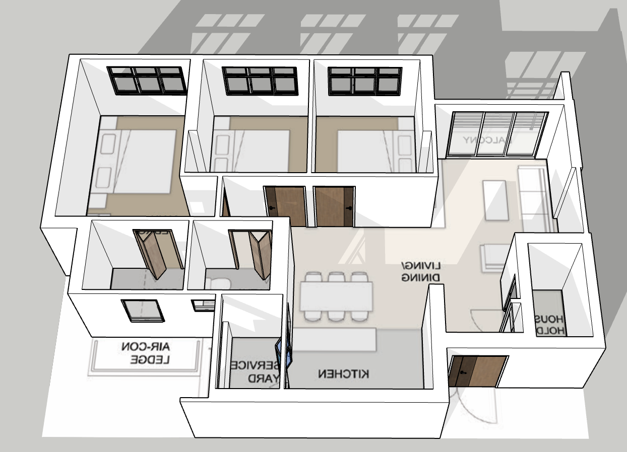 Dakota Crest 4-room Balcony