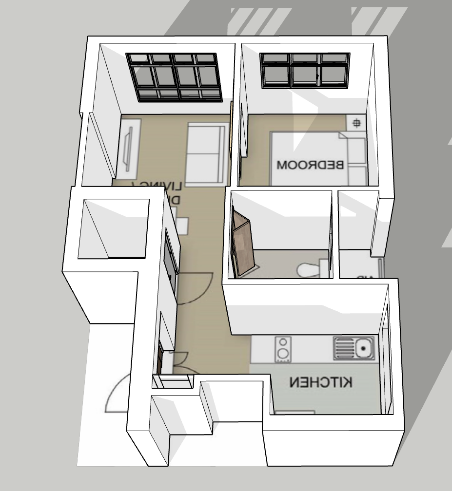 McNair Heights 2-room type 1