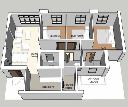 Kim Keat Ripples 4-room type 1