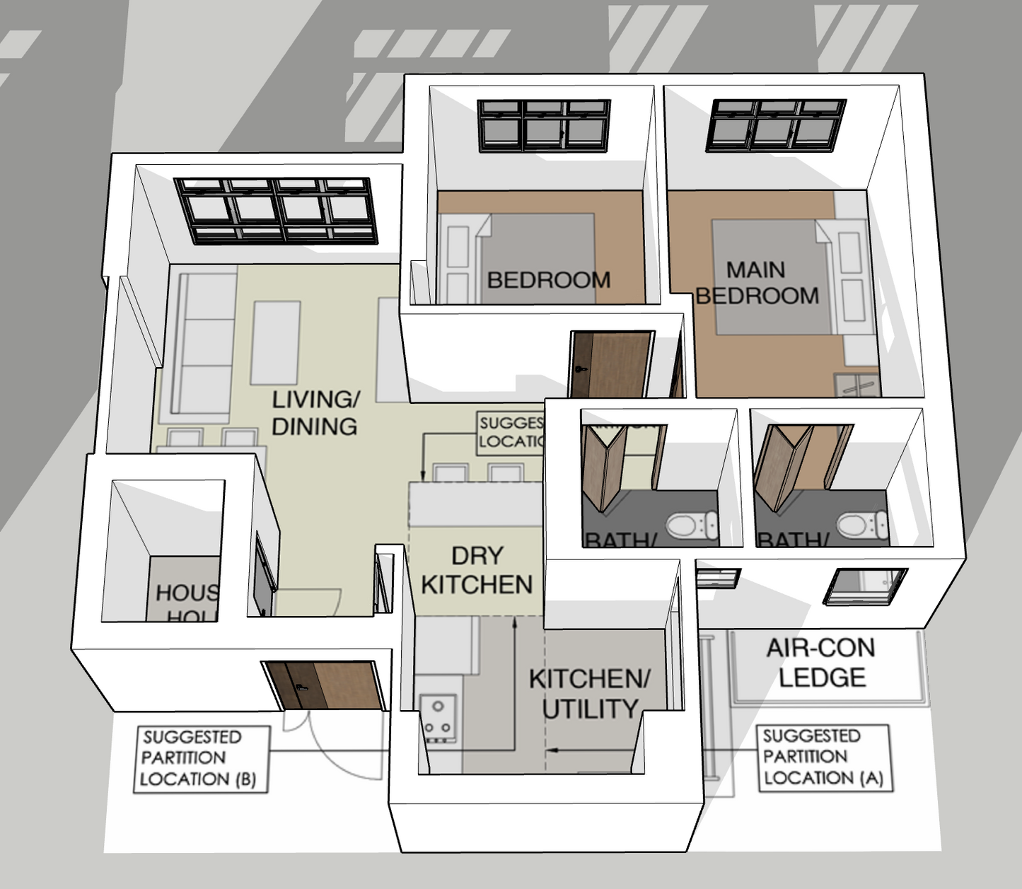 Bishan Towers 3-room