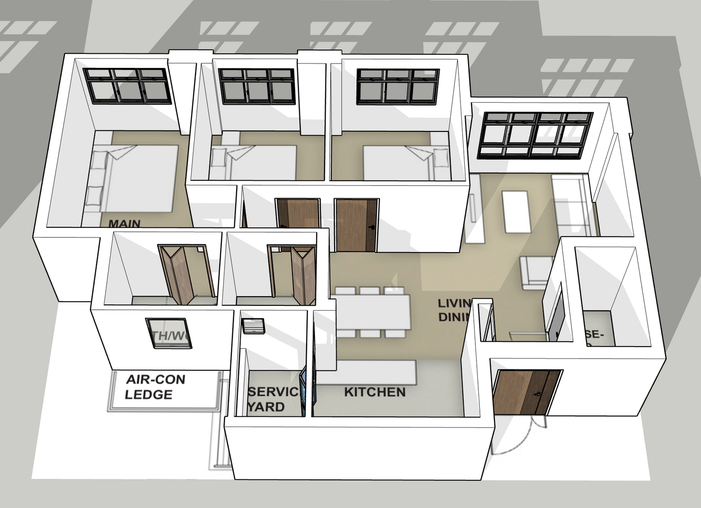 Yishun Beacon 4-room