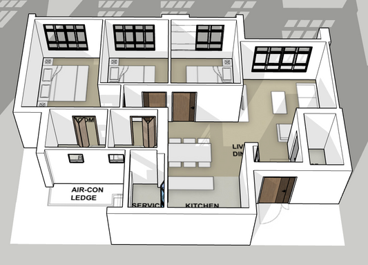 Plantation Edge I & II 4-room