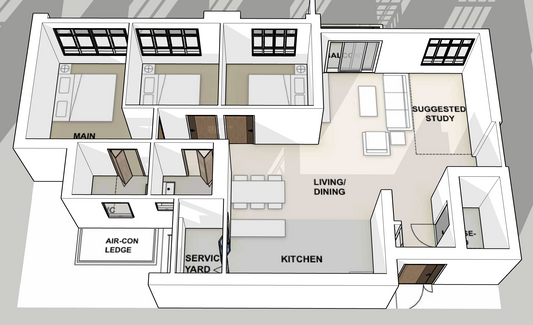 Woodlands North Verge 5-room balcony
