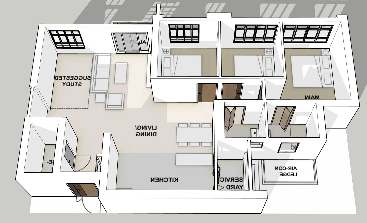 Woodlands North Verge 5-room balcony