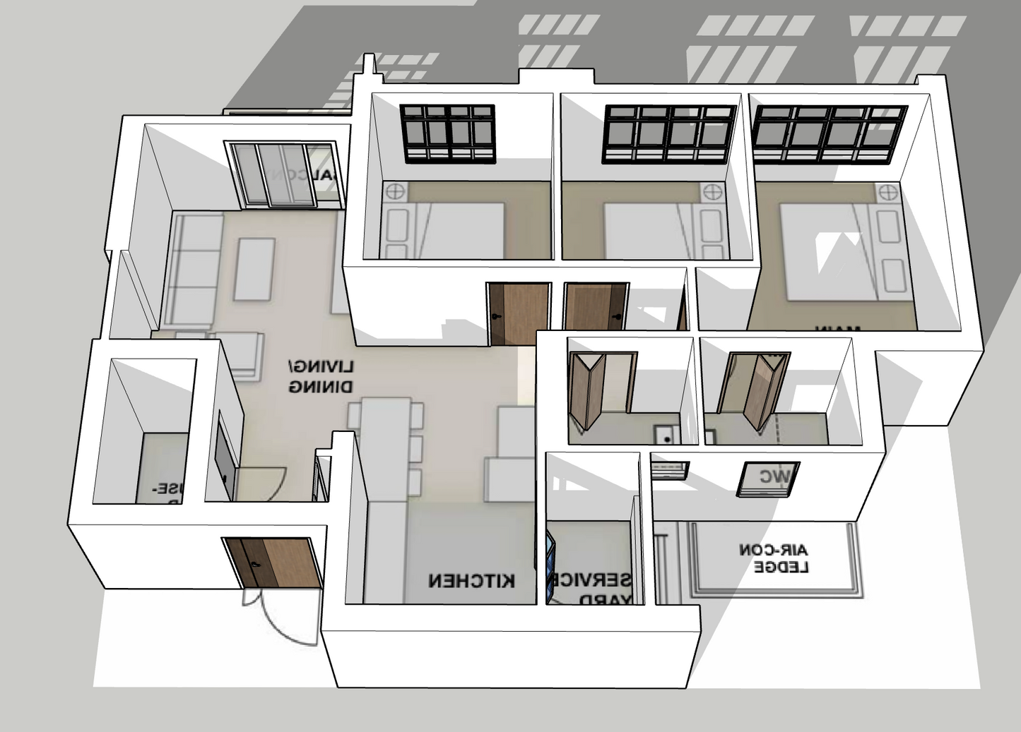 Woodlands North Verge 4-room balcony