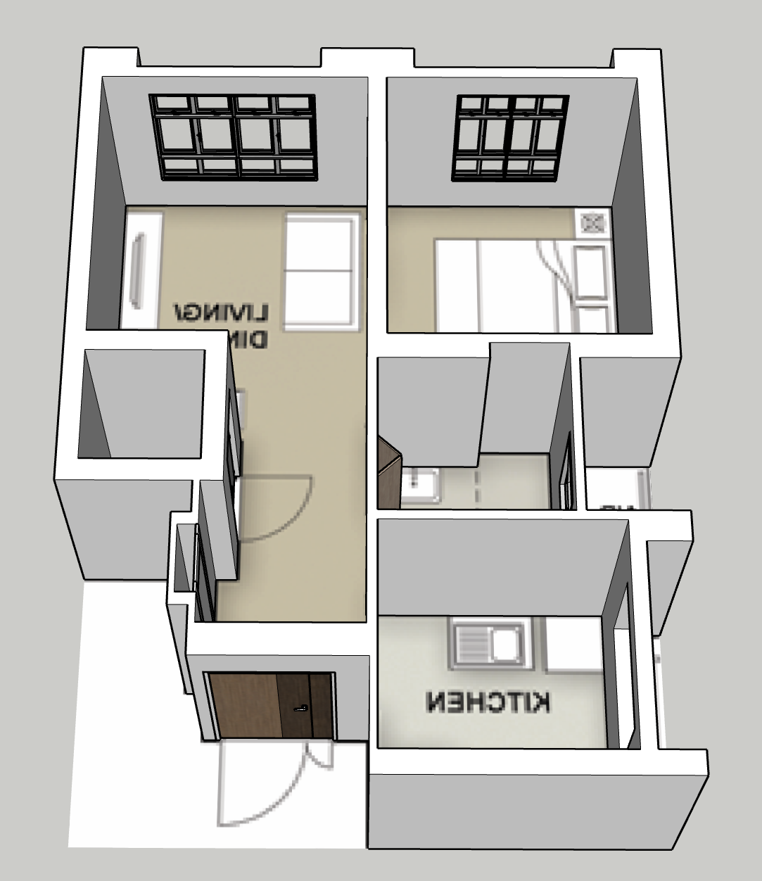 Parc Flora @ Tengah 2-room type 1
