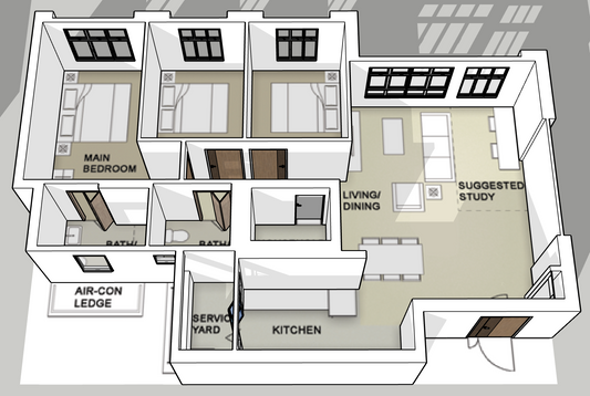 Parc Flora @ Tengah 5-room