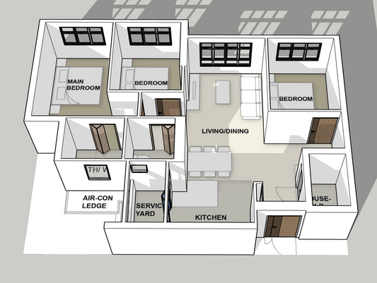 Lakeside View 4-room