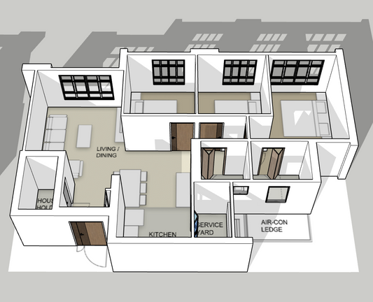 Chencharu Green 4-room