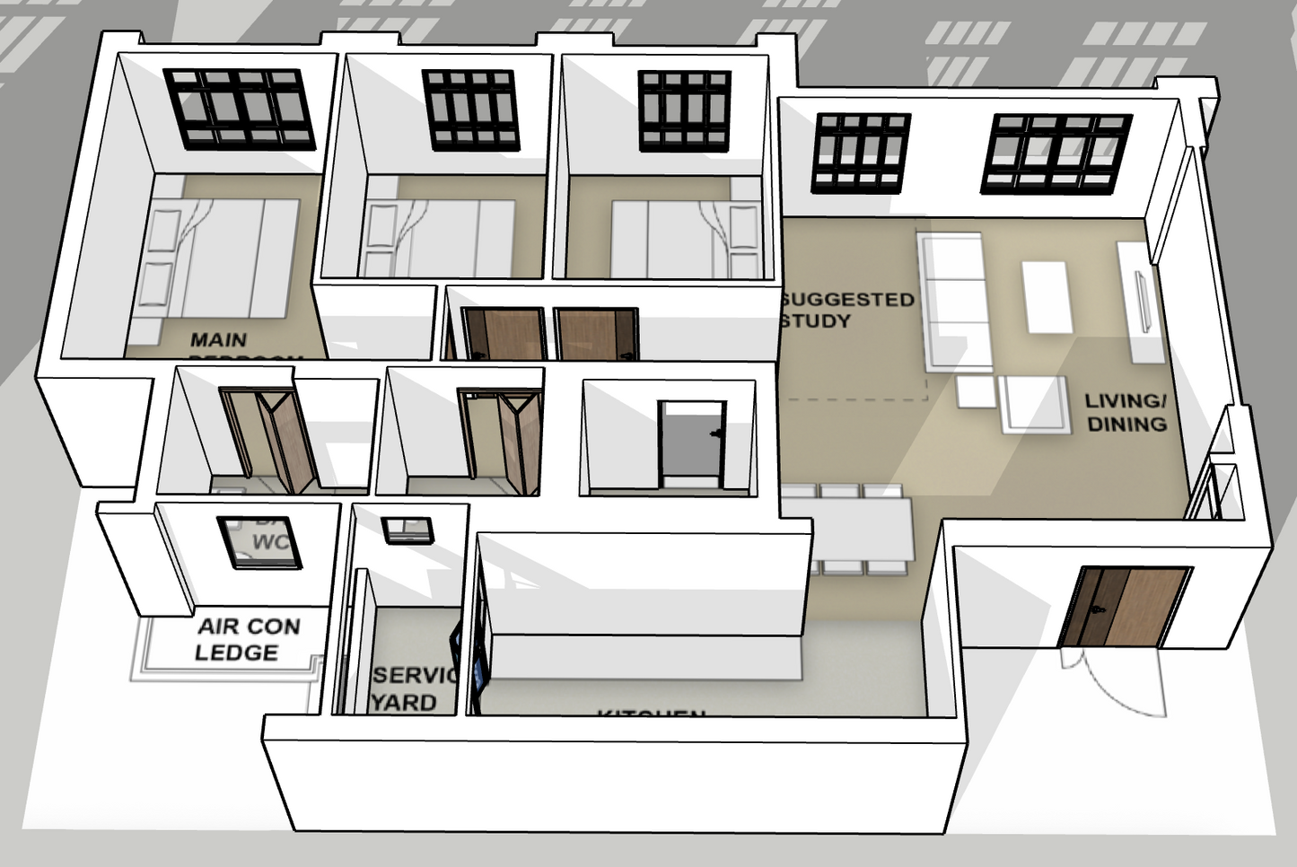 Plantation Creek 5-room