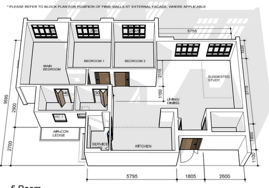 Parc Meadow @ Tengah 5-room