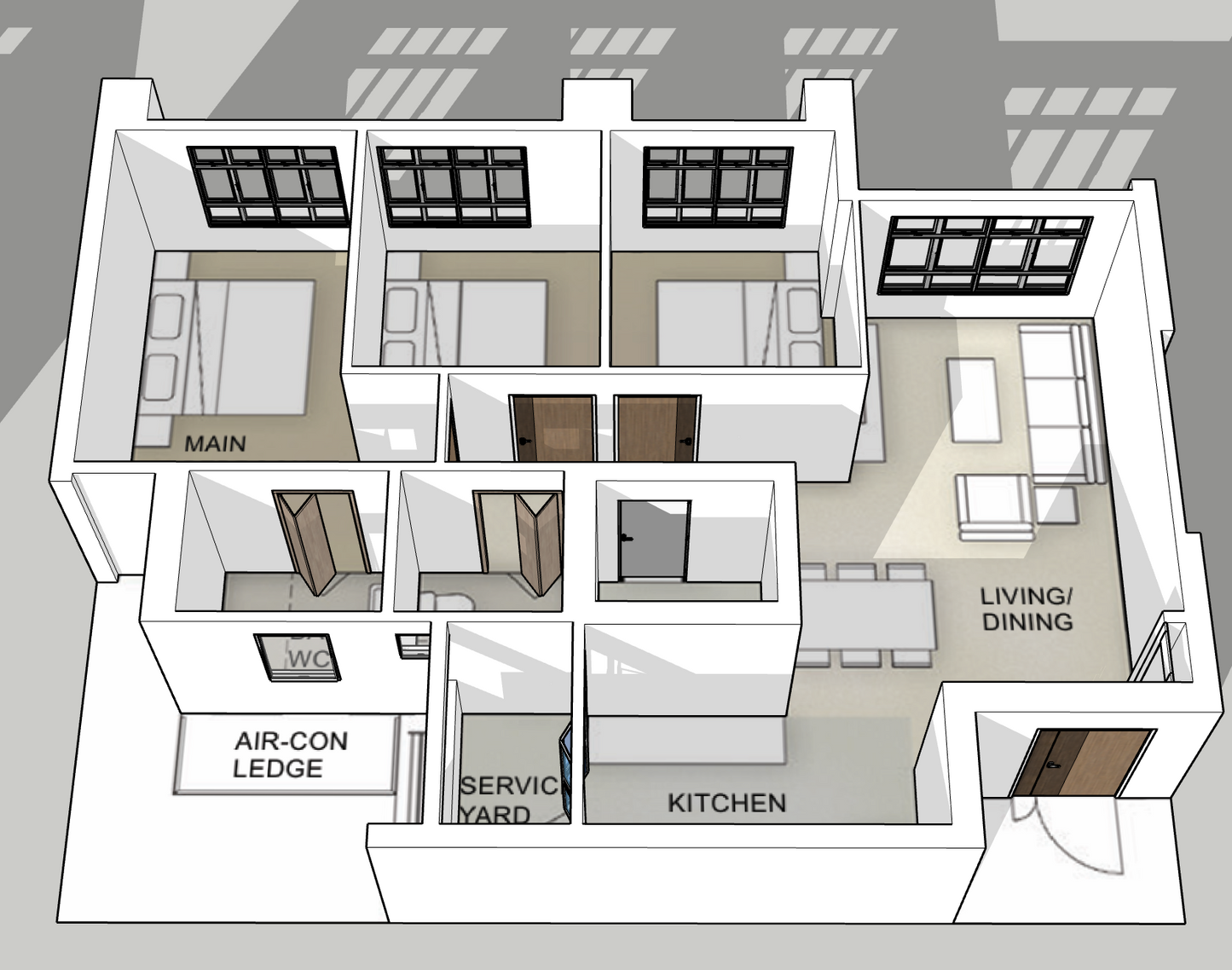Verandah @ Kallang 4-room type 2