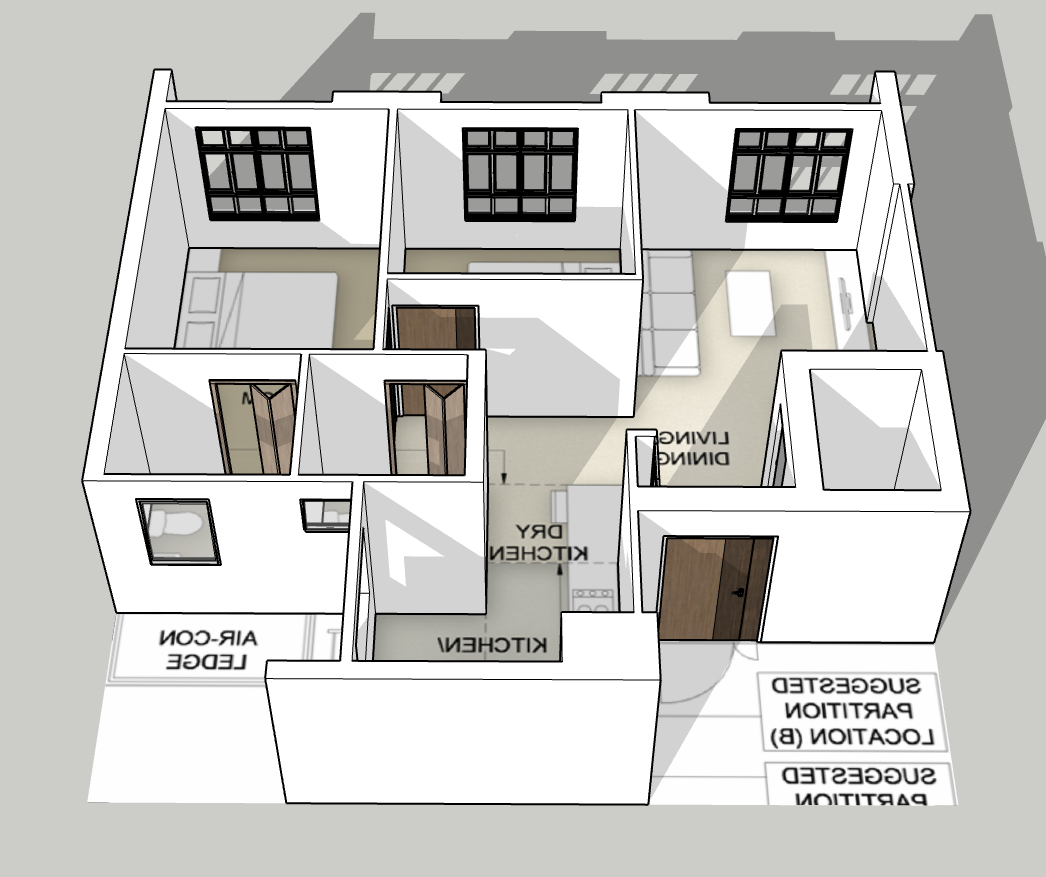 Queen's Arc 3-room