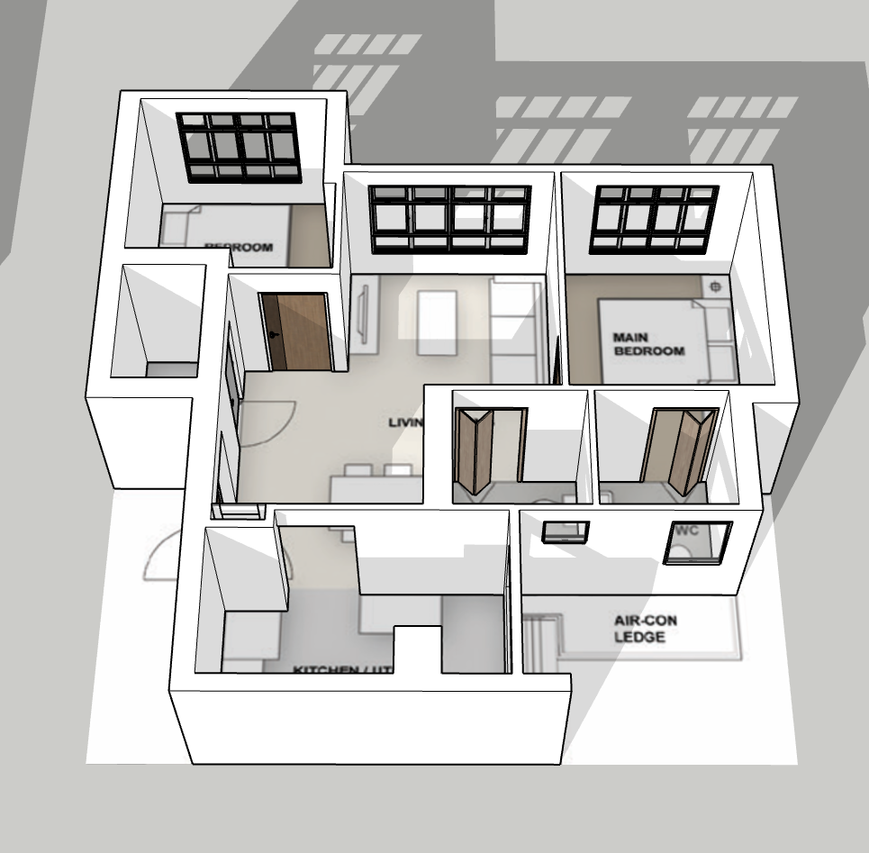 Ghim Moh Ascent 3-room