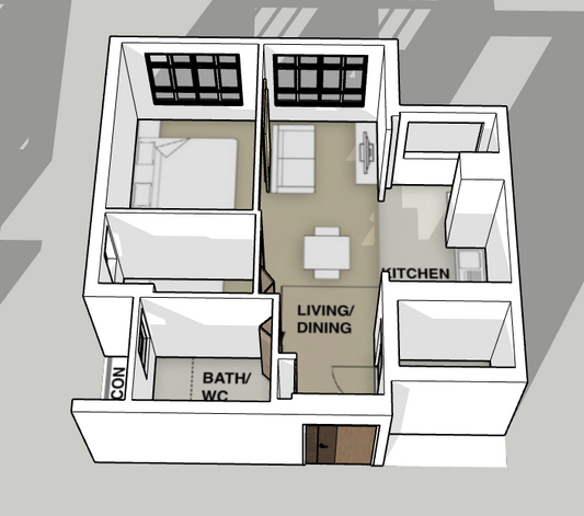 Woodlands South Plains 2-room type 2