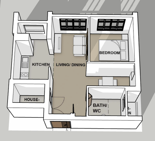 Urban Rise @ Woodlands 2-room type 2
