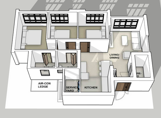 Woodlands North Grove 4-room