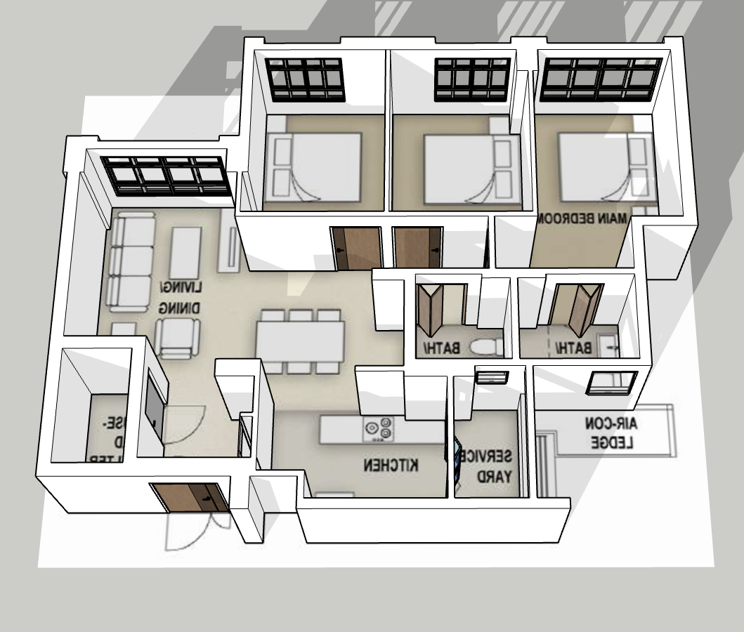 Hougang Citrine 4-room