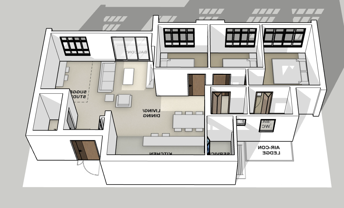 Woodlands North Grove 5-room Balcony