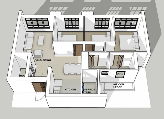 Rail Green I & II @ CCK 4-room