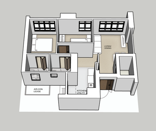 Redhill Peaks 3-room