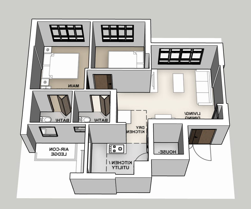 Kim Keat Heights 3-room type 1