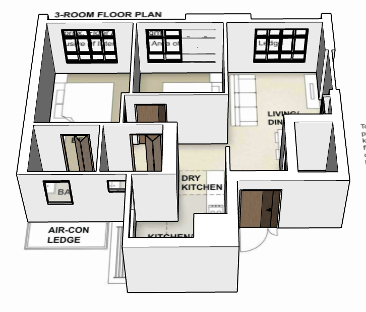 Sembawang Brook 3-room