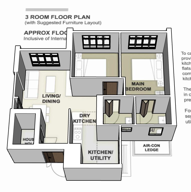 Woodgrove Acres 3-room