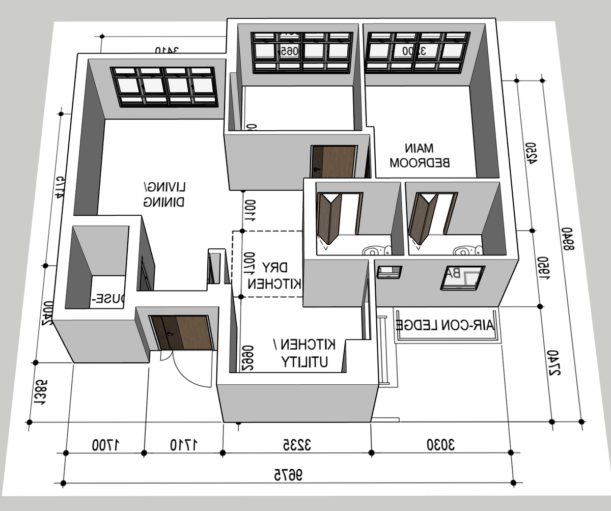 Pine Ville @ AMK 3-room type 2