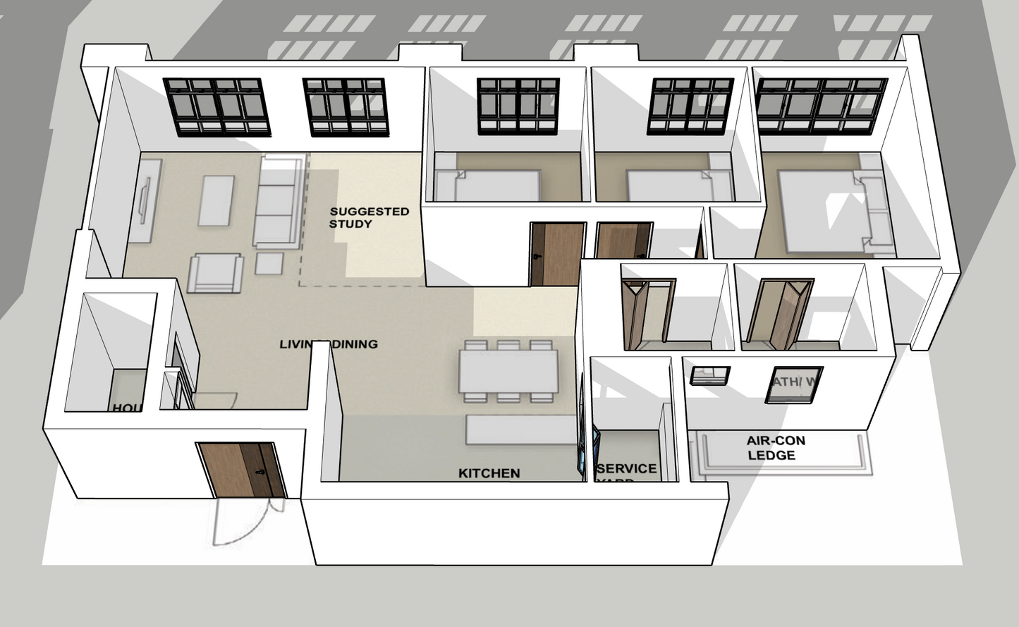 Rail Green I & II @ CCK 5-room