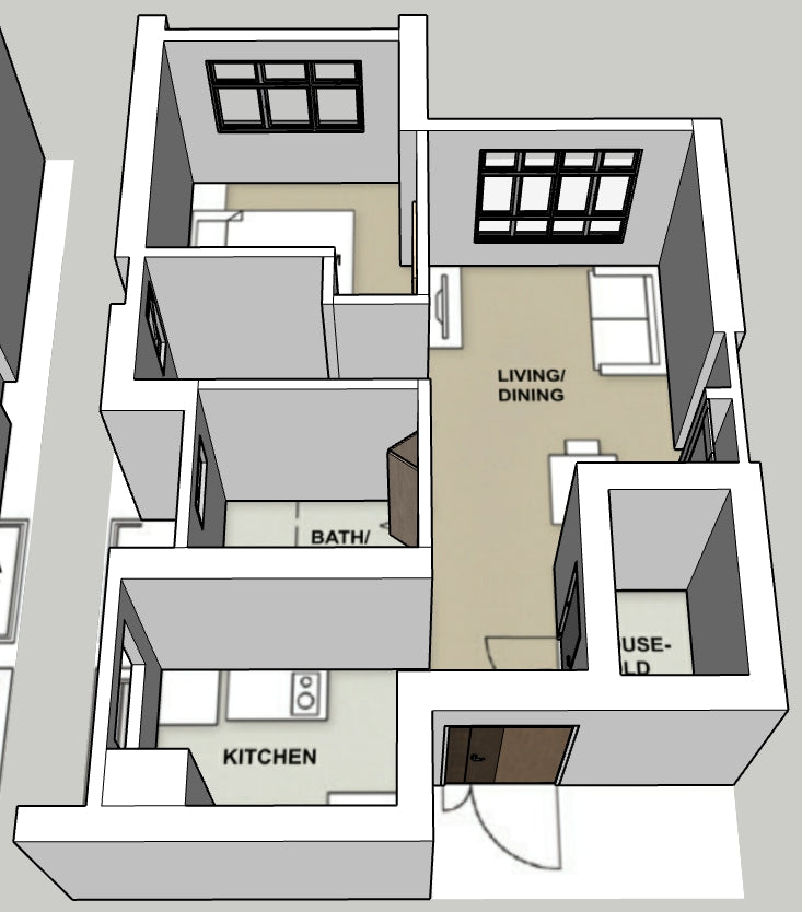 Taman Jurong Skyline_2-room Type 2