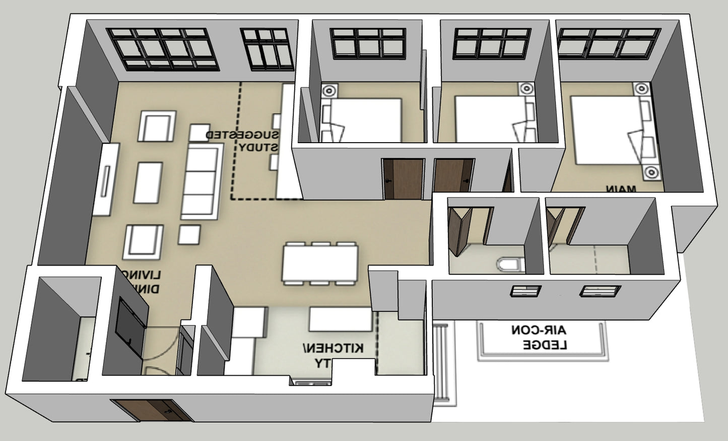 Garden Waterfront I & II @ Tengah 5-room
