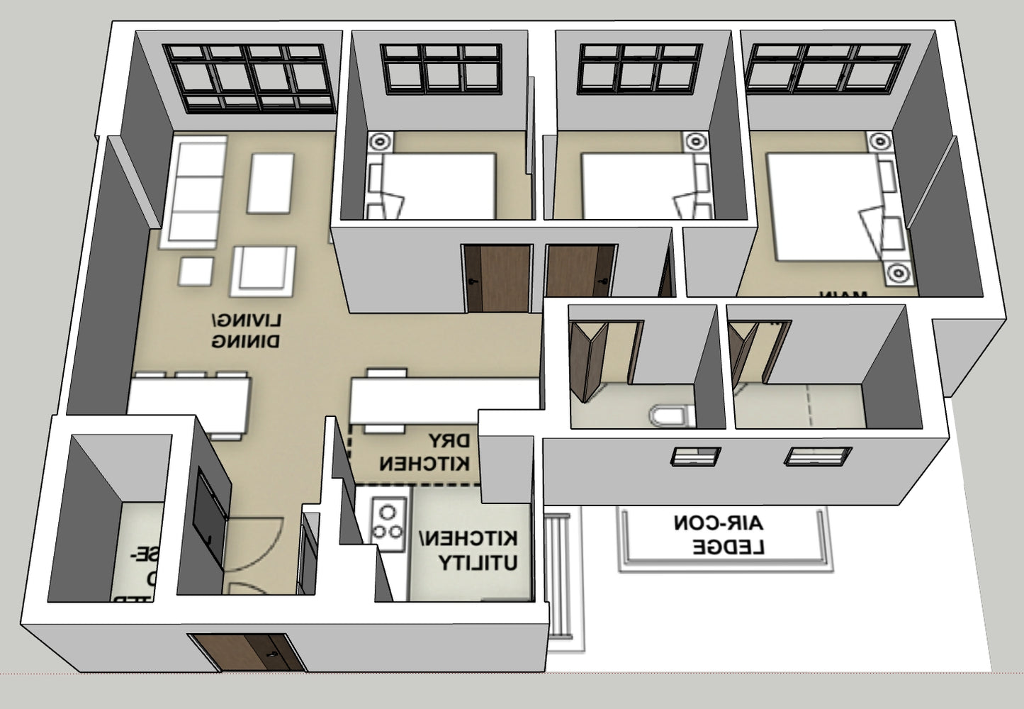 Garden Waterfront I & II @ Tengah 4-room