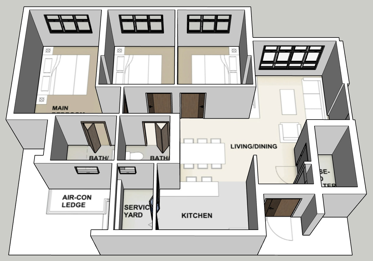 West Hill @ Bukit Batok 4-room type 1
