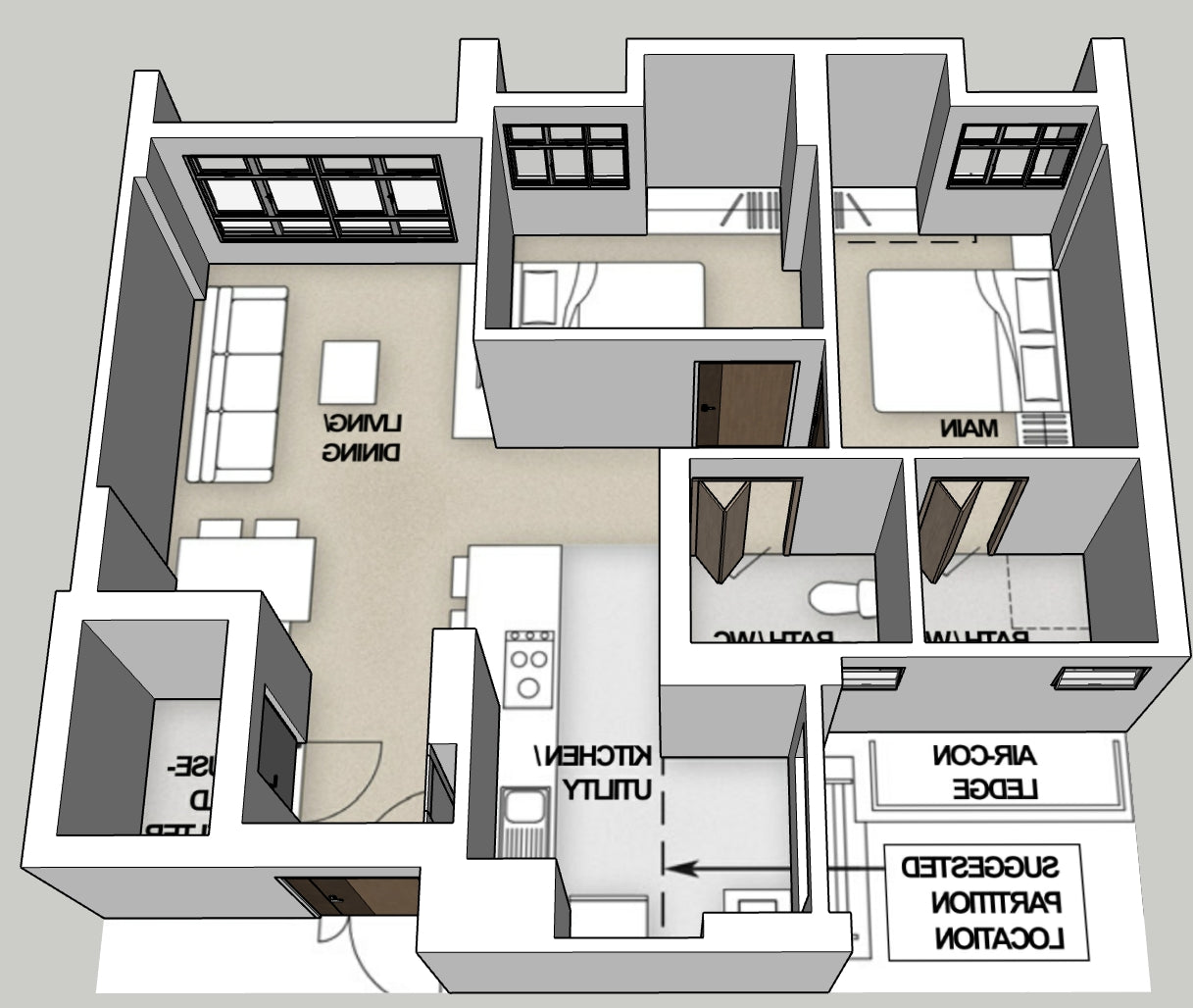 Parc Clover @ Tengah 3-room