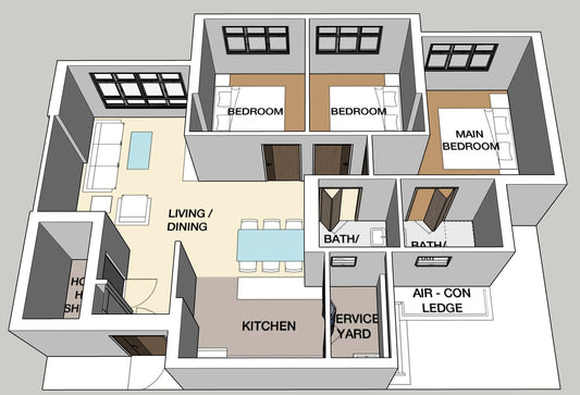 Bartley Beacon 4-room