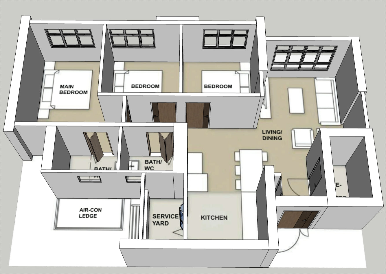 Taman Jurong Skyline 4-room