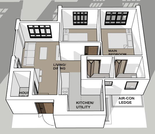 Costa Riviera I & II 3-room