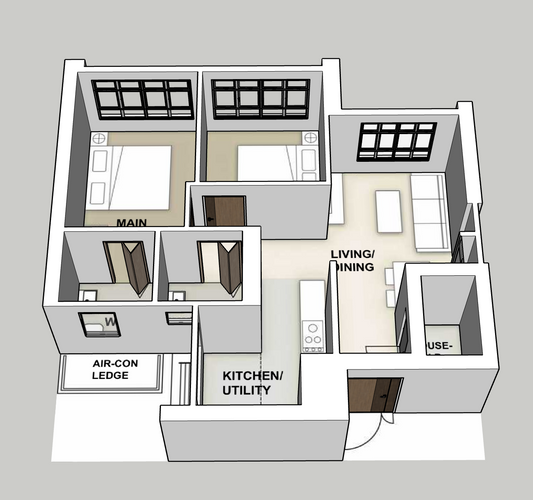 Woodlands North Verge 3-room