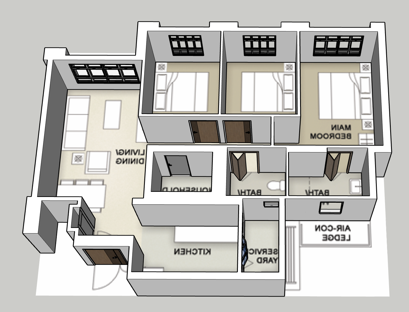 Parc Flora @ Tengah 4-room