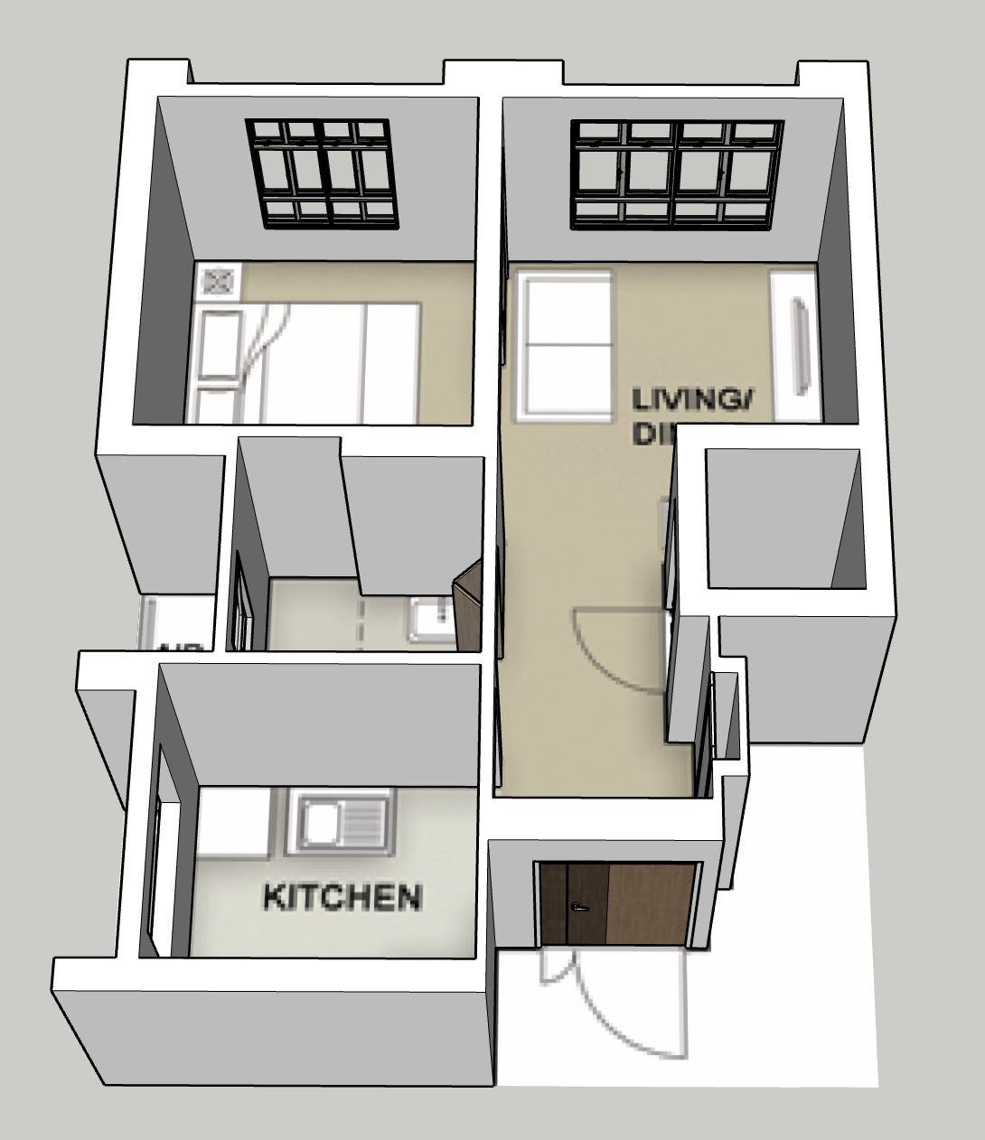 Parc Flora @ Tengah 2-room type 1