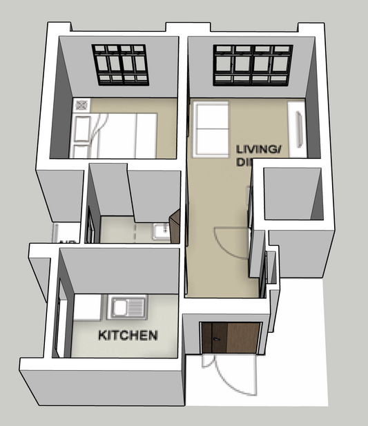 Parc Flora @ Tengah 2-room type 1